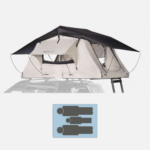 Dachzelt Track für 3 Personen - 155 cm