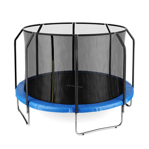 Trampolin 400 cm inkl. Sicherheitsnetz blau