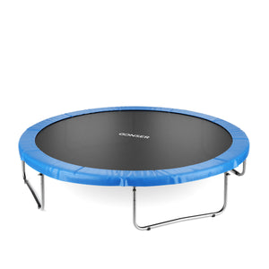 Trampolin 400 cm inkl. Sicherheitsnetz blau