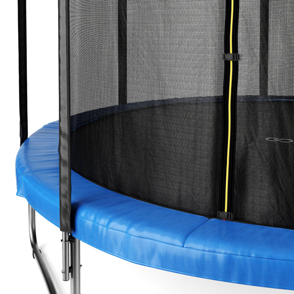 Trampolin 400 cm inkl. Sicherheitsnetz blau