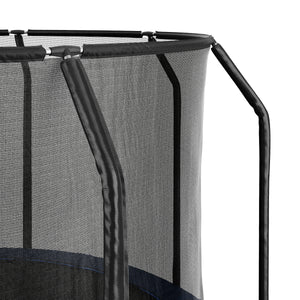 Trampolin 400 cm inkl. Sicherheitsnetz blau