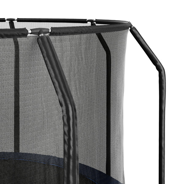 Trampolin 400 cm inkl. Sicherheitsnetz blau