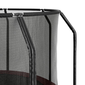 Trampolin 400 cm inkl. Sicherheitsnetz rot