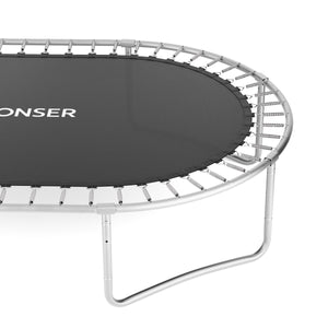 Trampolin oval 213 x 305 cm inkl. Sicherheitsnetz