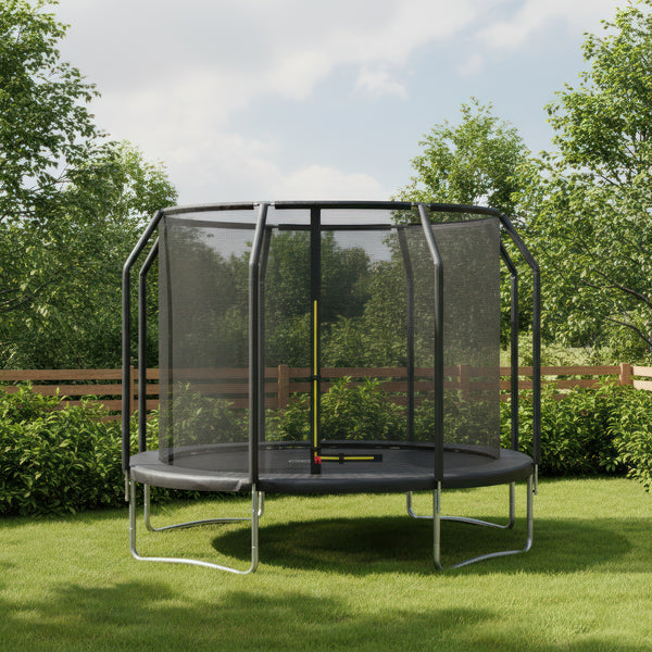 Trampolin oval 213 x 305 cm inkl. Sicherheitsnetz