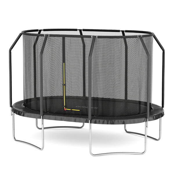 Trampolin oval 244 x 366 cm inkl. Sicherheitsnetz