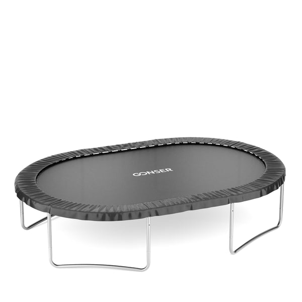 Trampolin oval 244 x 366 cm inkl. Sicherheitsnetz