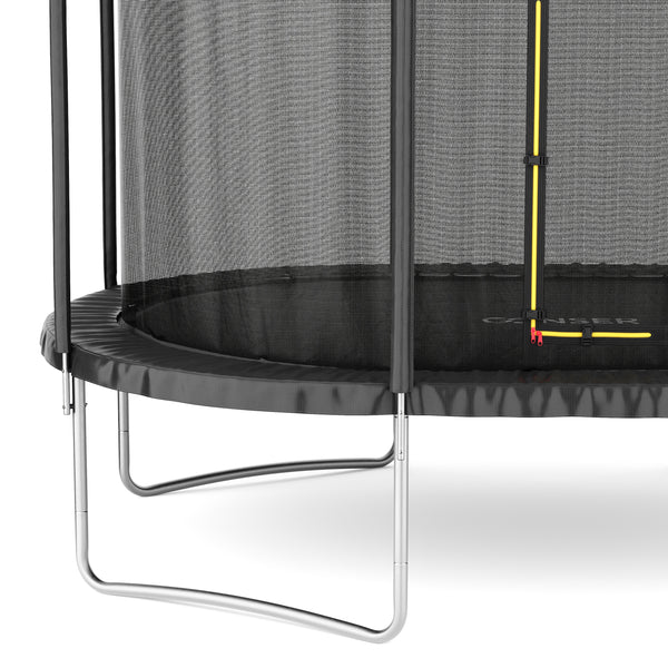 Trampolin oval 244 x 366 cm inkl. Sicherheitsnetz