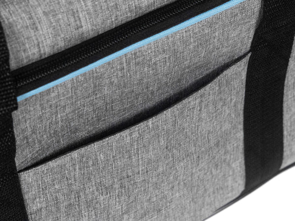 Transportbox für Haustiere erweiterbar 45 x 28 x 28 cm grau