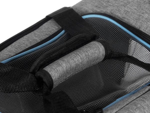 Transportbox für Haustiere erweiterbar 45 x 28 x 28 cm grau