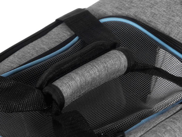 Transportbox für Haustiere erweiterbar 45 x 28 x 28 cm grau