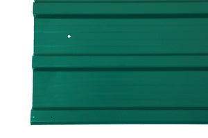 Trapezblech grün 12er Set 129 x 45 cm