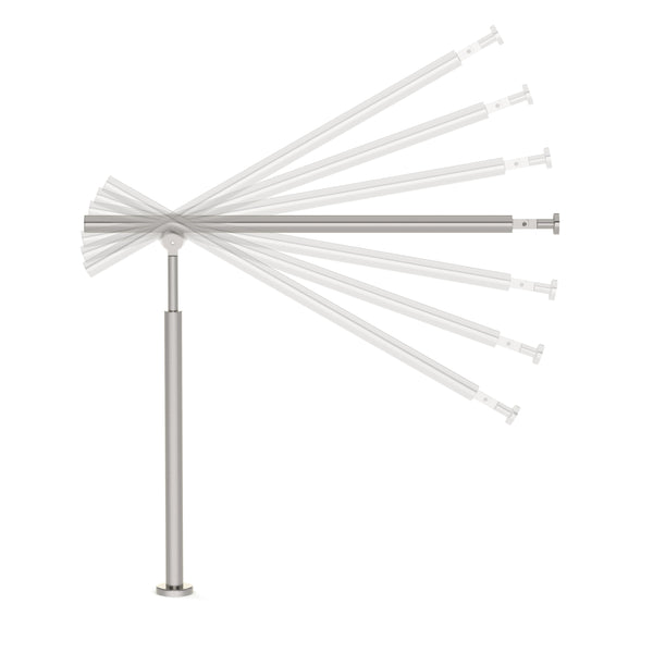 Treppengeländer Handlauf Edelstahl 100 x 90 cm