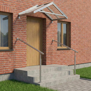 Treppengeländer Handlauf Edelstahl 150 x 90 cm
