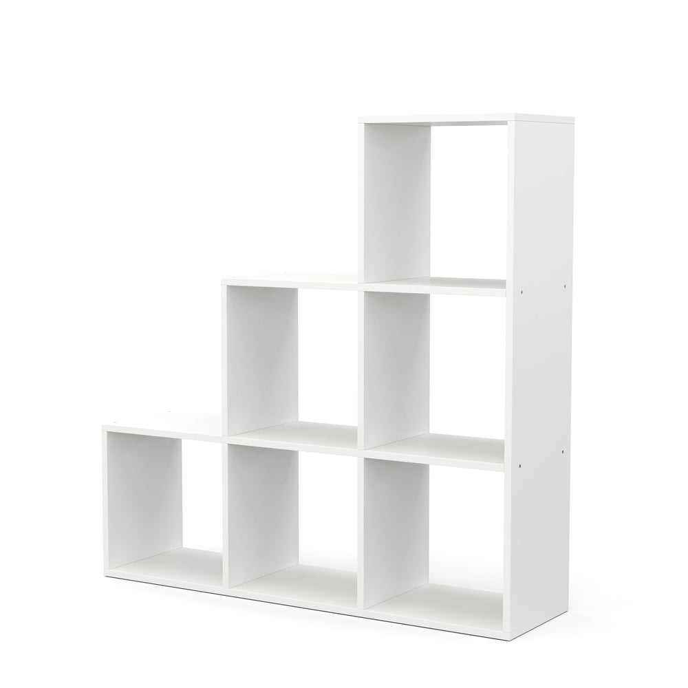 Scaffale divisorio per scale NASIR 6 scomparti bianco