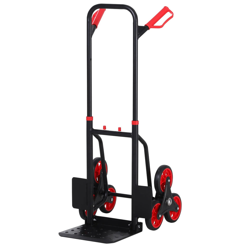 Carrello saliscale pieghevole, carrello da trasporto da 150 kg