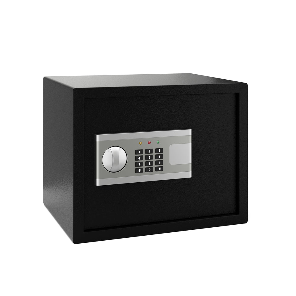 Cassaforte elettronica con allarme, 38 x 30 x 30 cm