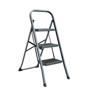 Scaletta a 3 gradini grigio/nero