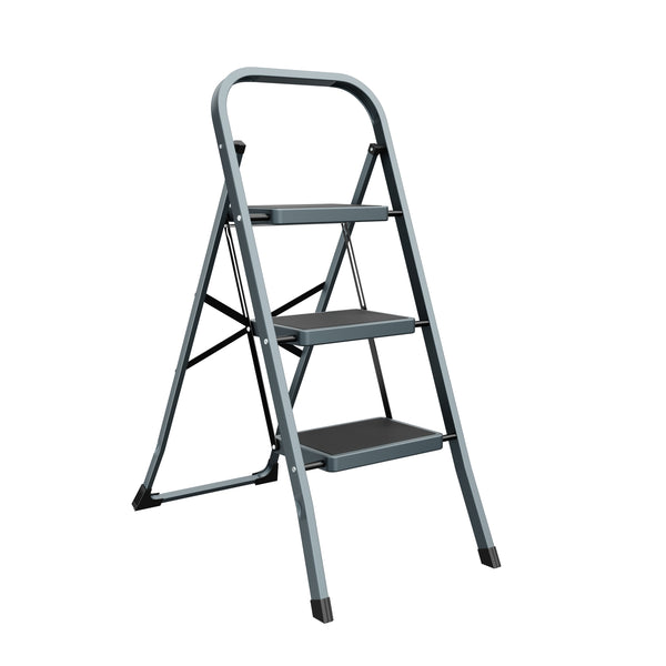 Scaletta a 3 gradini grigio/nero