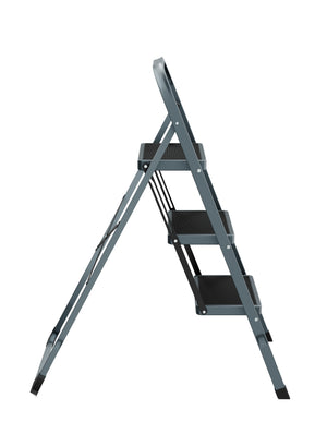 Scaletta a 3 gradini grigio/nero