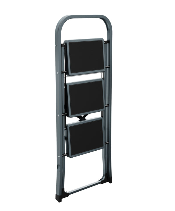 Scaletta a 3 gradini grigio/nero