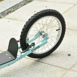 Trottinett Scooter Kickboard Kindertrotti 16 Zoll Luftreifen blau