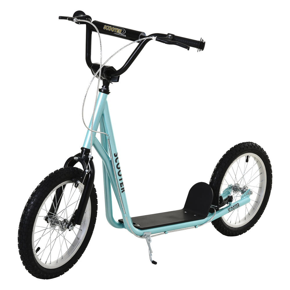 Monopattino Kickboard per bambini, pneumatici da 16 pollici, blu
