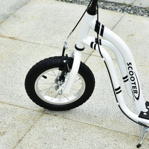 Trottinett mit Luftreifen Scooter Kickboard Kindertrotti 12 Zoll