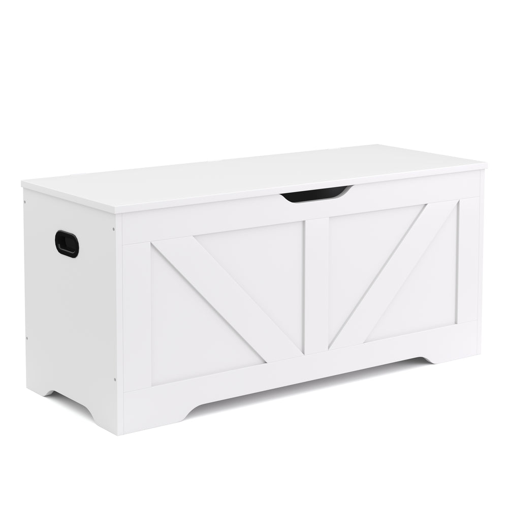 Cassapanca 100 x 46 x 40 cm bianca