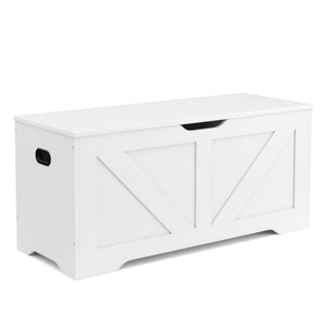 Truhe 100 x 46 x 40 cm weiss