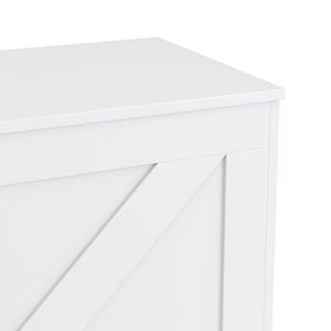 Truhe 100 x 46 x 40 cm weiss