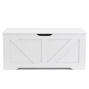 Truhe 100 x 46 x 40 cm weiss