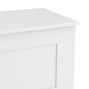 Truhe 76 x 48 x 40 cm weiss