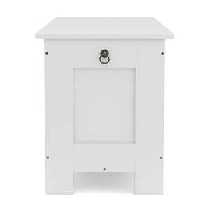 Truhe 76 x 48 x 40 cm weiss