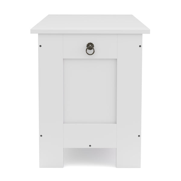 Truhe 76 x 48 x 40 cm weiss