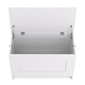 Truhe 76 x 48 x 40 cm weiss