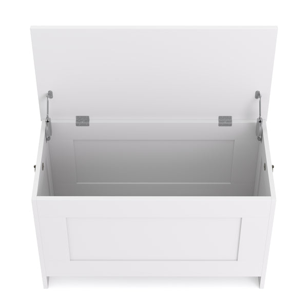Truhe 76 x 48 x 40 cm weiss