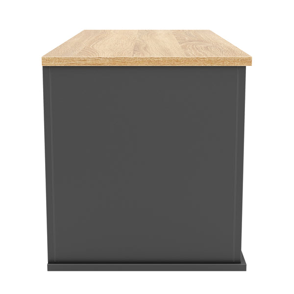Truhe ARLES 100 x 40 x 47 cm anthrazit