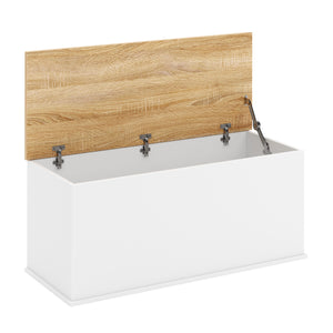 Truhe ARLES 100 x 40 x 47 cm weiss