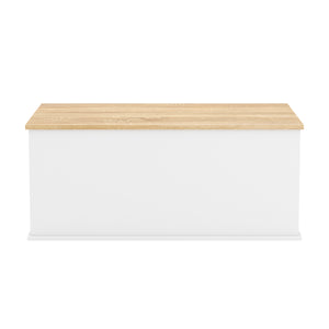 Truhe ARLES 100 x 40 x 47 cm weiss