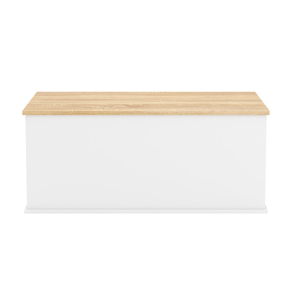 Truhe ARLES 100 x 40 x 47 cm weiss
