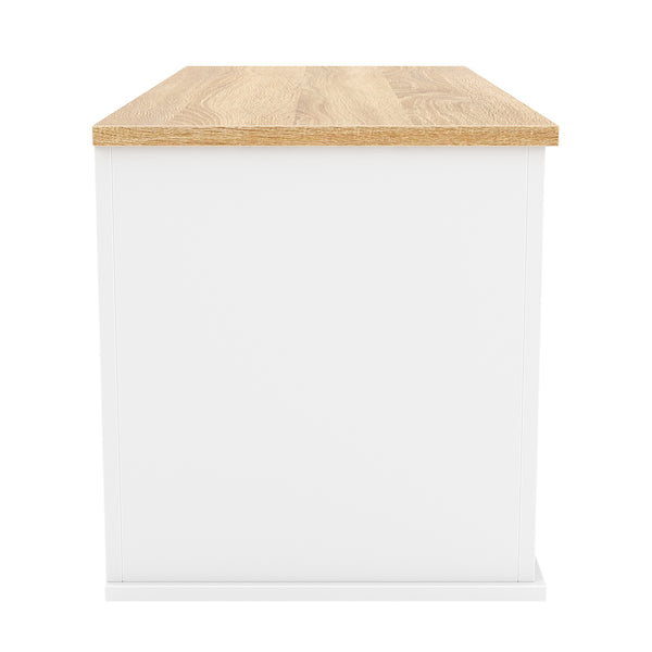 Truhe ARLES 100 x 40 x 47 cm weiss