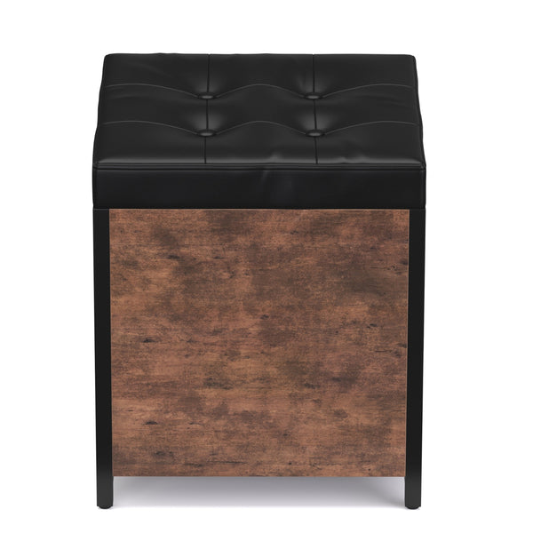 Baule vintage in pelle BONITA 40 x 50 x 40 cm