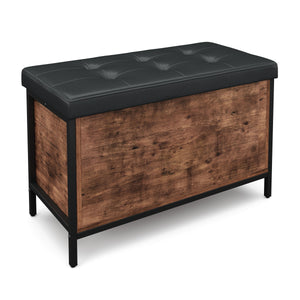 Truhe multifunktional Leder Vintage BONITA