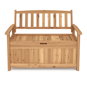 Panca contenitore in legno ROSALIA 120 cm naturale