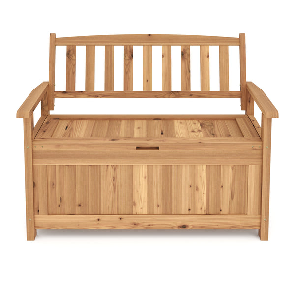 Panca contenitore in legno ROSALIA 120 cm naturale