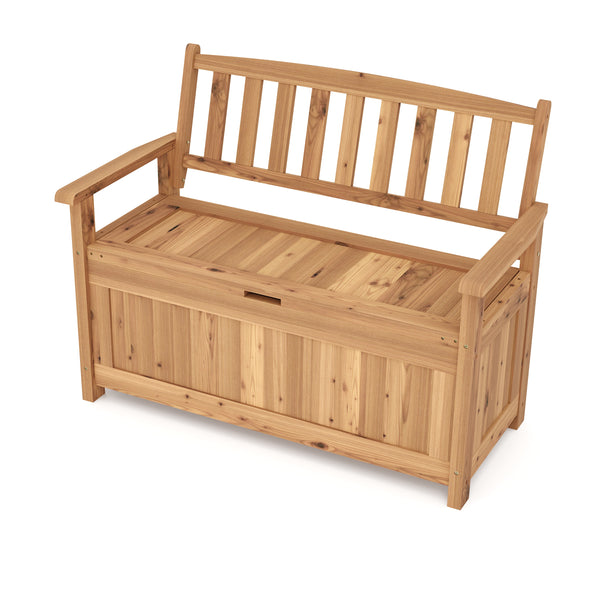 Panca contenitore in legno ROSALIA 120 cm naturale