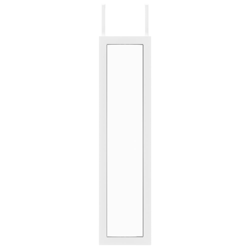Specchio porta 30 x 120 cm bianco