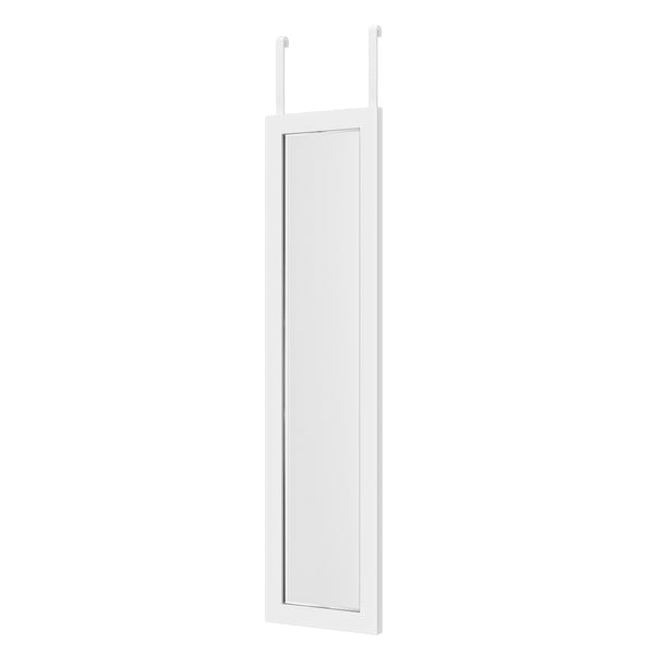 Türspiegel 30 x 120 cm weiss