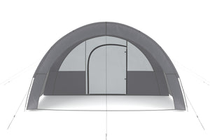 Tunnel tent for 4-6 people, grey